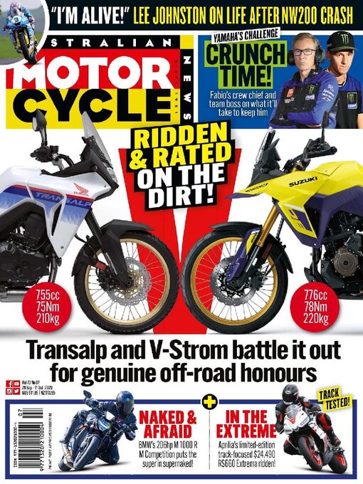 Title details for Australian Motorcycle News by Citrus Media Digital Pty Ltd - Wait list